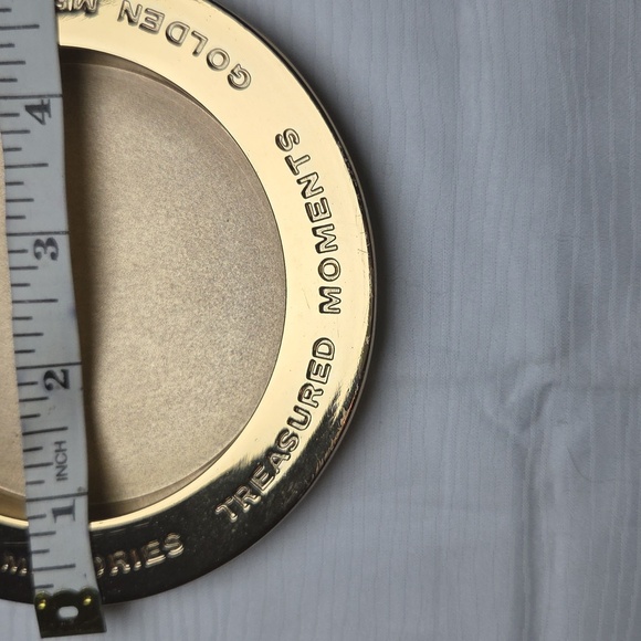 HALLMARK ,TREASURED MOMENTS Engraved Gold Decorative PLATE. - Picture 4 of 4